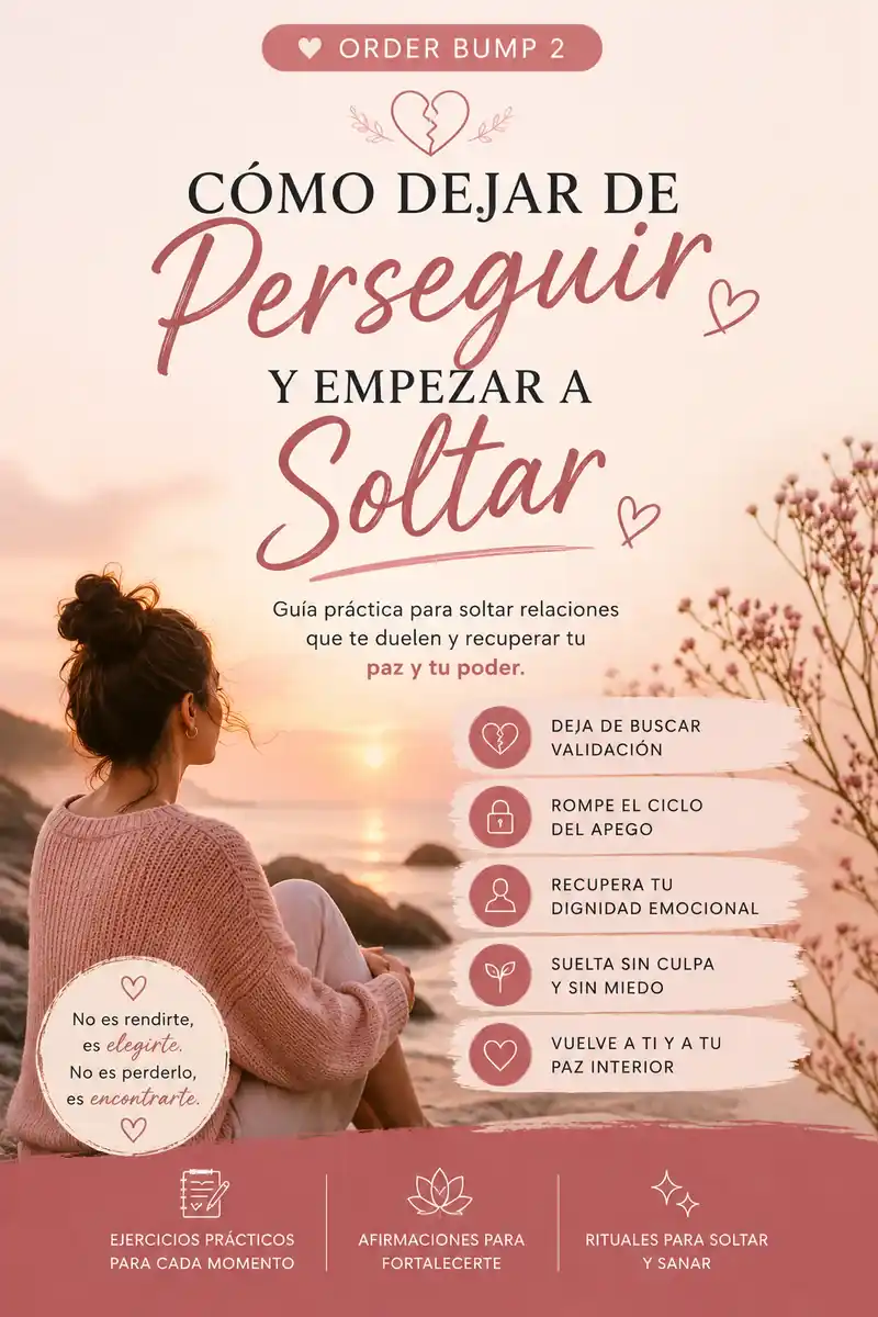 Cómo Dejar de Perseguir y Empezar a Soltar